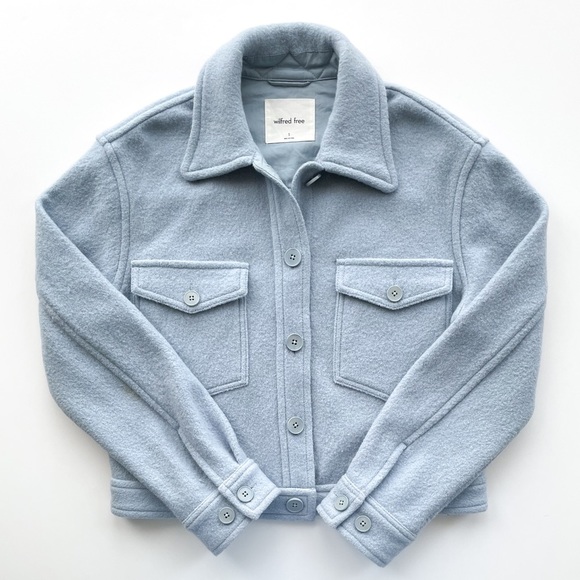 aritzia Jackets & Blazers - Wilfred Ganna Jacket (Blue)